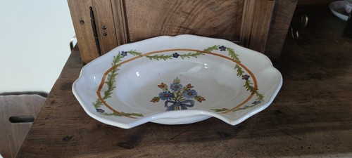 Magnifique ancien plat - , à