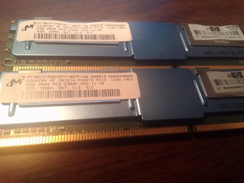 Micron 4gb 2x2gb pc2 5300f - 2x2gb, pc2-5300f