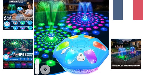 Fontaine flottante led - fontaine,