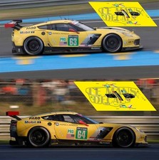 Décals Corvette C7R Le Mans 2016 1:32 1:24 1:43 1:18 C7 R Chevrolet slot decals