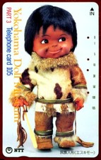 Carte Téléphonique Phonecard Japon 250-086 Yokohama Musée De La Poupée (Eskimo)