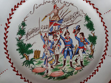 ASSIETTE ST CLEMENT - SAMBRE & MEUSE 1789-1989 REVOLUTION - Dessin H. CHASSAGNAC