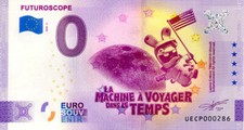 86 FUTUROSCOPE La machine à voyager..., N° de la 3è, 2020, Billet Euro Souvenir