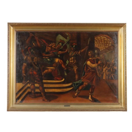 Tableau ancien sujét sacré - tableau,