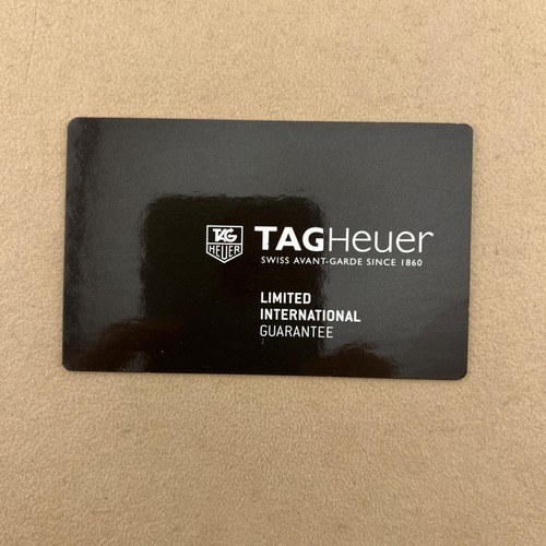 Tag heuer garantie - tag, officielle