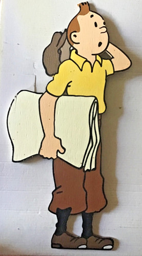 Figurine tintin vendeur de - tintin,