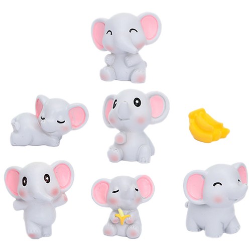 Mini figurines déléphants - mini,