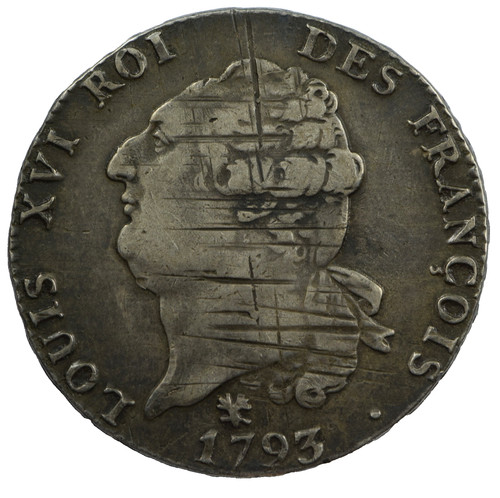 écu louis xvi - dit, "au