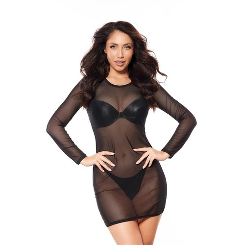 Robe tulle noire - ,