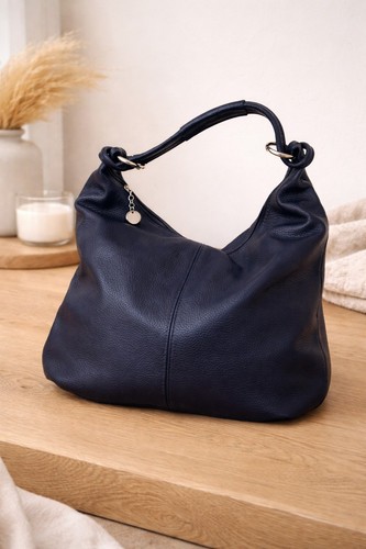 Sac main cuir véritable - main, en