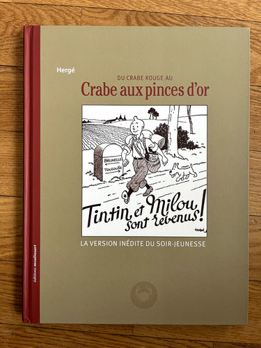 Tintin crabe rouge au - du,