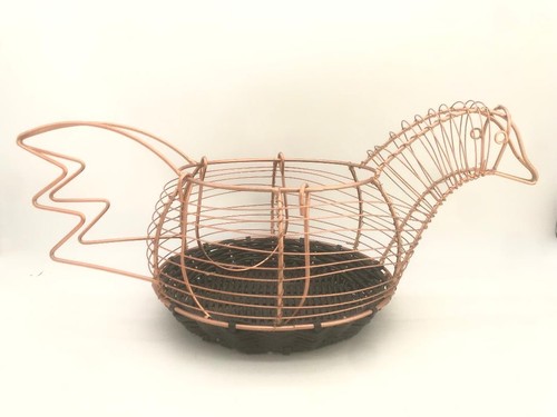 Panier métal cuivré - panier,