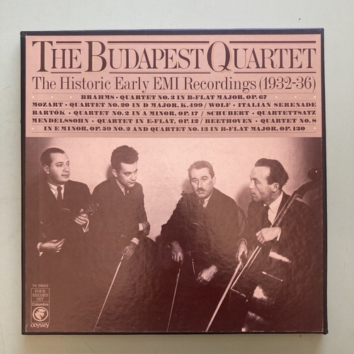 Budapest quartet early emi - quartet,