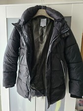 G STAR Women Doudoune noire légère chaude et confortable avec capuche Taille XS