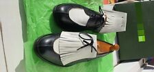 CHAUSSURES HOMME DERBY GOLF A FRANGES N/B FENESTRIER (ORIGINAL) 43.5 (10.5)