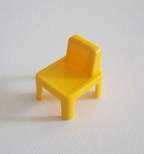 PLAYMOBIL (J249) EPOQUE 1900 - Chaise Jaune d'Ecolier Pupitre Ecole 5314