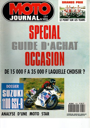 Moto journal n01025 suzuki - moto,