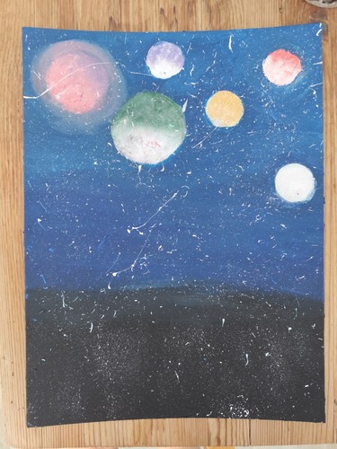 Tableau peintre nuit - peintre,
