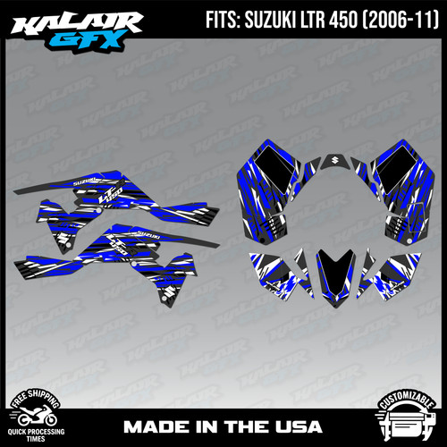 Graphics kit for - suzuki, atv
