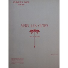 QUEF Charles Vers les Cimes Piano ca1920
