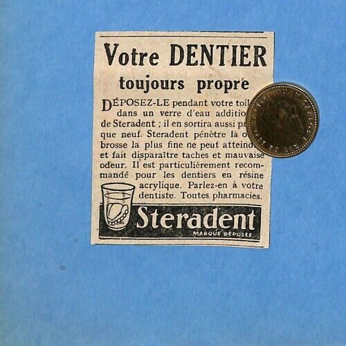 Steradent pour dentier toute - /,