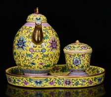 8,4 "Qing marqué émail