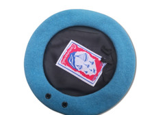 Béret bleu ONU Français  Tour de tête 54 ?5a.