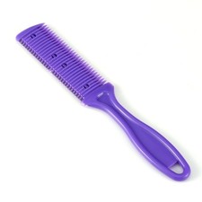 Peigne Rasoir pour Cheveux Brosse Coupe Fourche Cheveux Peigne Tondeuse à Che...