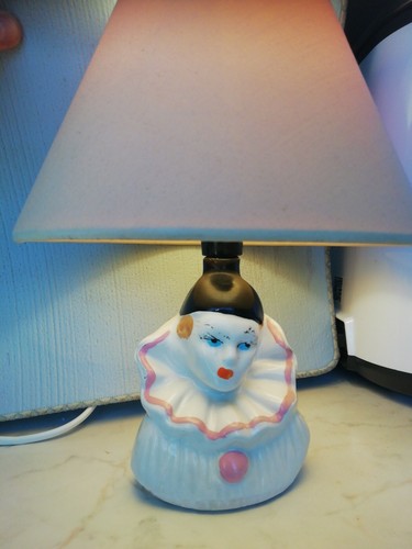 Lampe ceramique pierrot - lampe,
