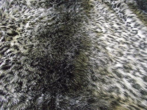 Tissu fourrure synthétique - tissu,