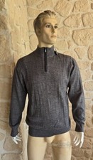 Pull gris neuf avec laine