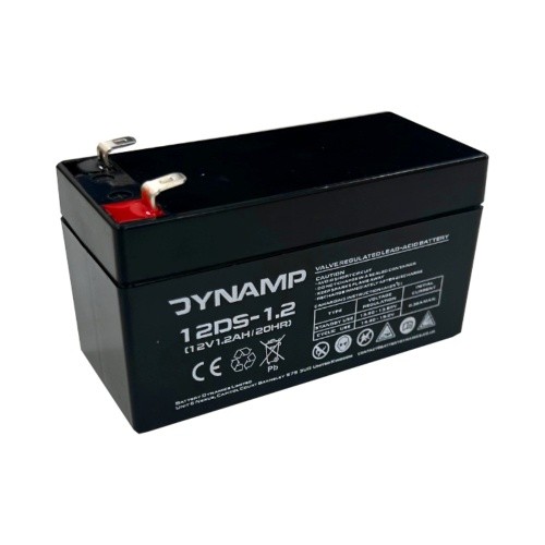 Dynamp 12ds 12v 2ah - 1.2ah, vrla