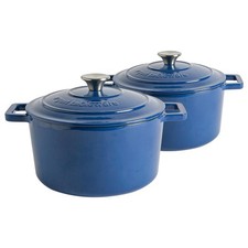 2x fonte Ramequins couvercle