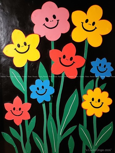 Photo fleurs artistiques - a4,