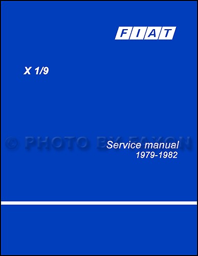 Manuel atelier fiat x19 1979 - manuel,