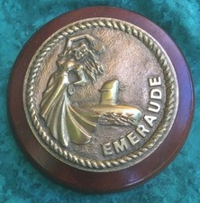 TAPE de BOUCHE Sous Marin EMERAUDE Diam 160mm Poids 560g