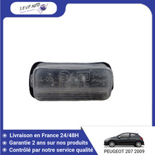 ?? ECLAIREUR PLAQUE DE POLICE GAUCHE PEUGEOT 207 2007- ➤6340A3 ♻️