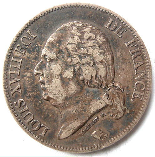 Louis xviii francs 1817 - louis,
