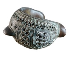 Gros Bracelet Africain en bronze du Bénin - Nigéria 