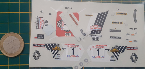 Decalcomanie decals rallye - decalcomanie,