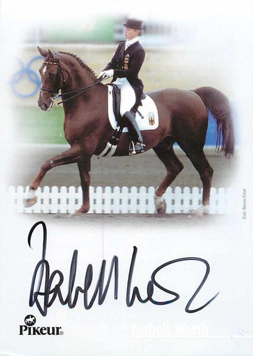 Isabell werth autograph - werth,