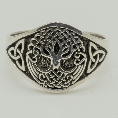 Arbre vie 925 bague argent - vie,