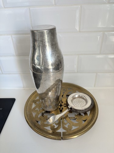 Shaker métal argenté - shaker,