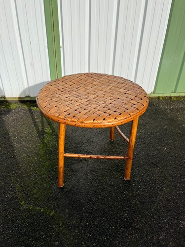 Table appoint rotin - table, avec
