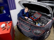 Housse de Protection Aile et face avant pour travaux mecanique Porsche