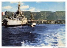 CD-BFP1-0575-BATEAU - Toulon - Le jean bart dans la rade