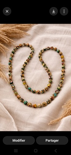 Magnifique collier pierres - magnifique,