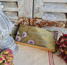 ANCIENNE BOITE A SAVONS PARFUM SURFIN ROGER ET GALLET VIOLETTE