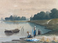 Peinture XIXème paysage