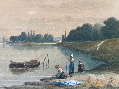 Peinture xixème paysage - xixème,